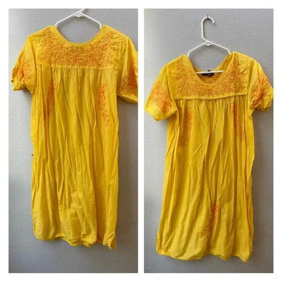 chelsea and theodore embroidered dress Gianna Maxi Dress